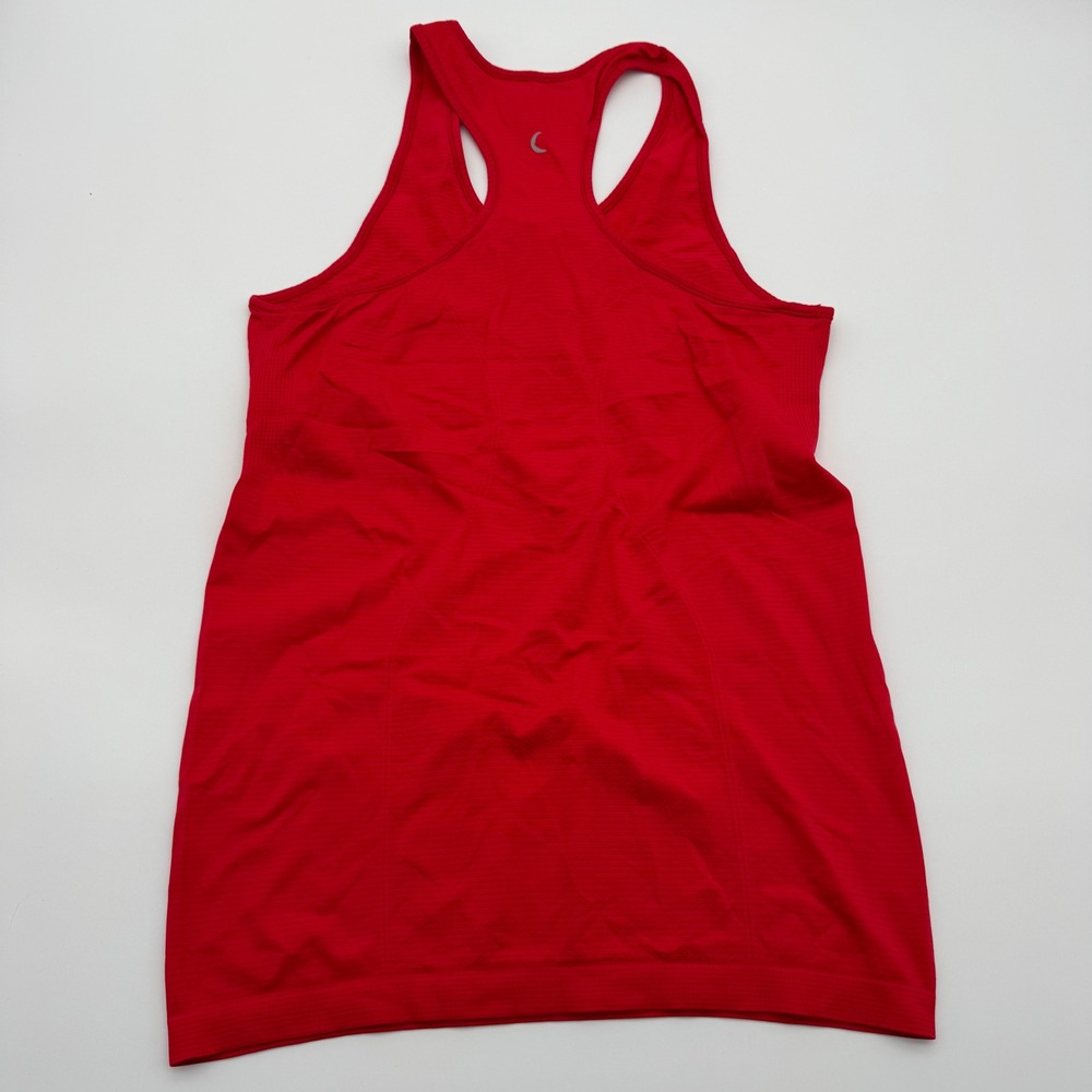 Zyia Active Copper Charged Tank Top Red Racerback Seamless Athletic Gym Womens L - Picture 3 of 3